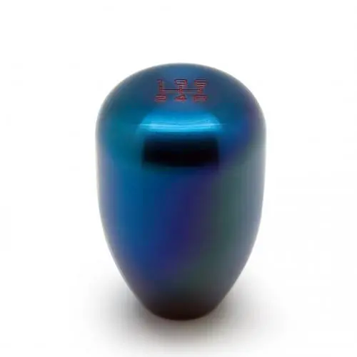 Blox Racing Billet Aluminum 5-Speed Shift Knob – Torch Blue Finish, 12X1.25Mm Thread 1