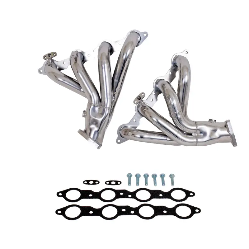 Bbk Ceramic-Coated Shorty Exhaust Headers For 1997–1999 Corvette C5 Ls1 – 1-3/4In Tuned Length, Silver Finish 1