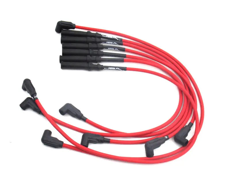 Jba Red Ignition Wire Set For 1992–2002 Dodge Trucks With 3.9L V6 Engines 1