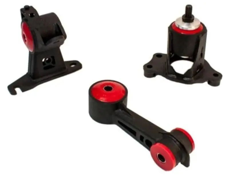 Innovative Motorworks L-Series Engine Mounts For 2011–2015 Honda Cr-Z – Black Steel Brackets With 75A Bushings 1