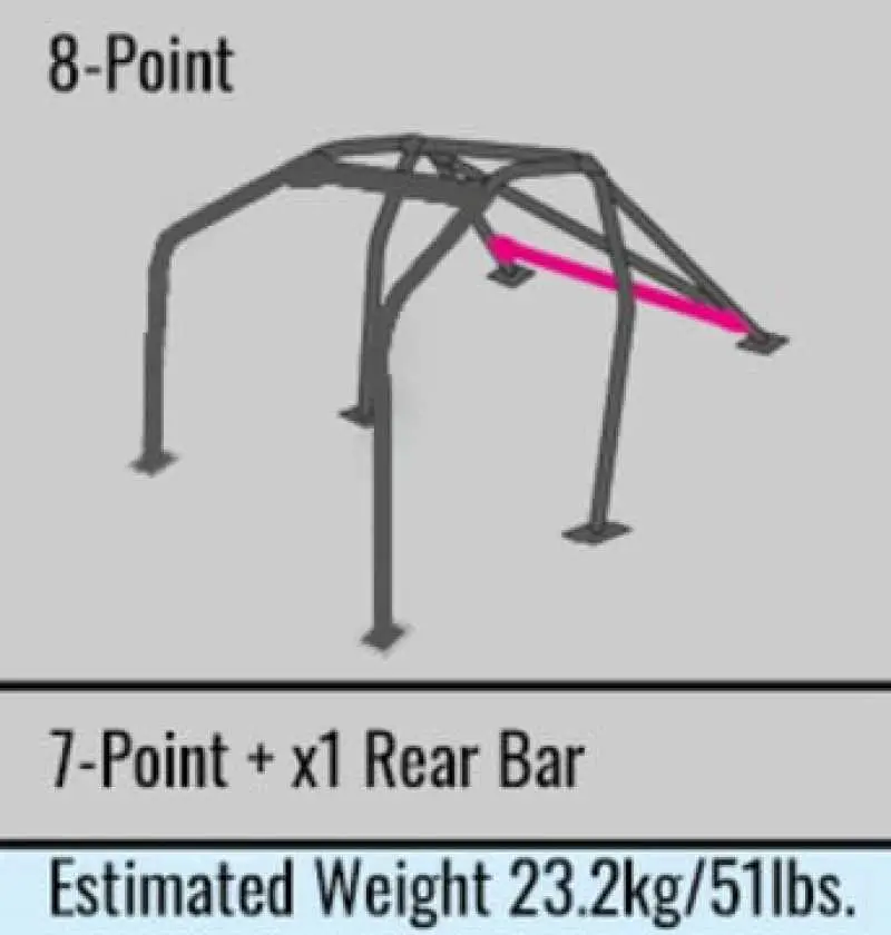 Cusco Chromoly 8-Point Roll Cage – Through-Dash Design For Honda Civic Ek9 (Non-Sunroof Models Only) 1