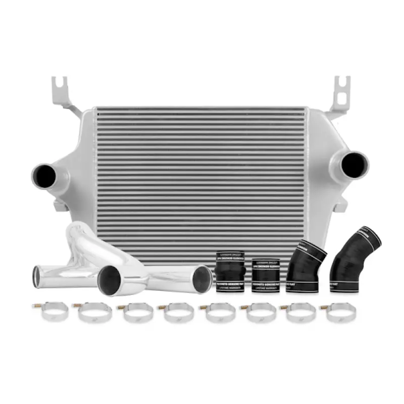 Mishimoto Intercooler Kit With Piping For 2003–2007 Ford 6.0L Powerstroke (Silver Finish) 1