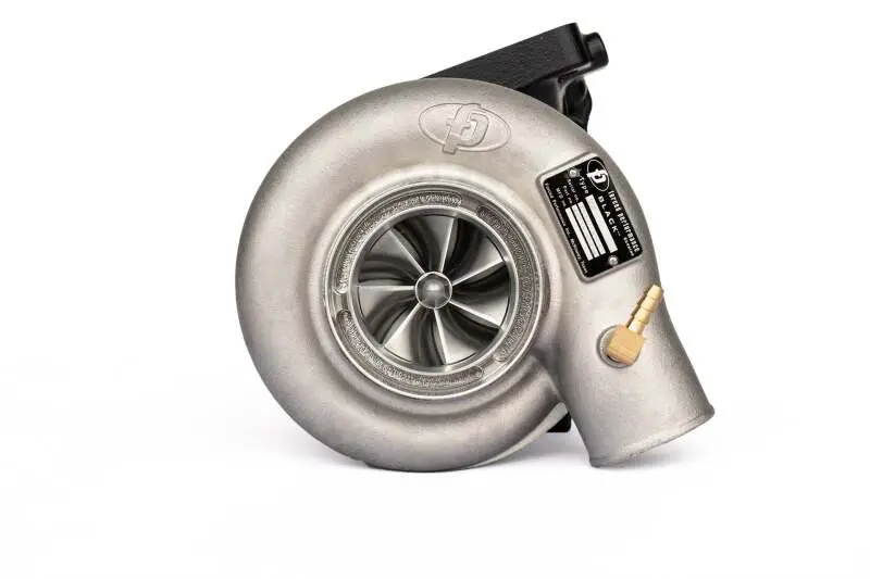 Forced Performance Dsm-Compatible Black Ball-Bearing Turbocharger – 84Mm Compressor, Ch10Cm Turbine Housing With Wastegate On O2 Flange 1