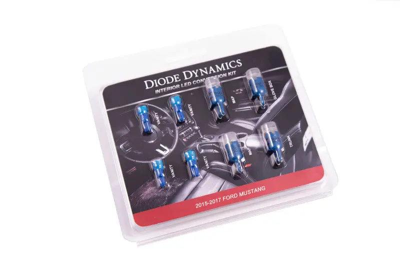 Diode Dynamics Mustang Interior Light Kit 15-17 Mustang Stage 2 - Blue 1