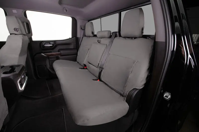 Covercraft Polycotton Custom Seat Covers For 2014 Chevrolet/Gmc 1500 – Front Row, Misty Grey 1