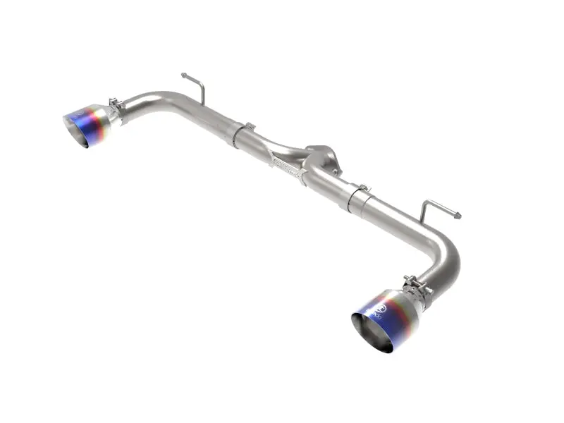 Afe Takeda Axle-Back Exhaust – 2.5" 304 Stainless Steel With Blue Flame Tips For 2014–2018 Mazda 3 (2.0L & 2.5L L4) 1