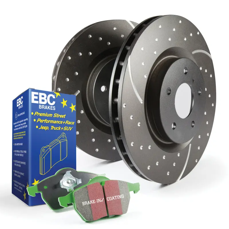 Ebc S3 High-Performance Brake Kit – Greenstuff Pads And Gd Series Rotors 1