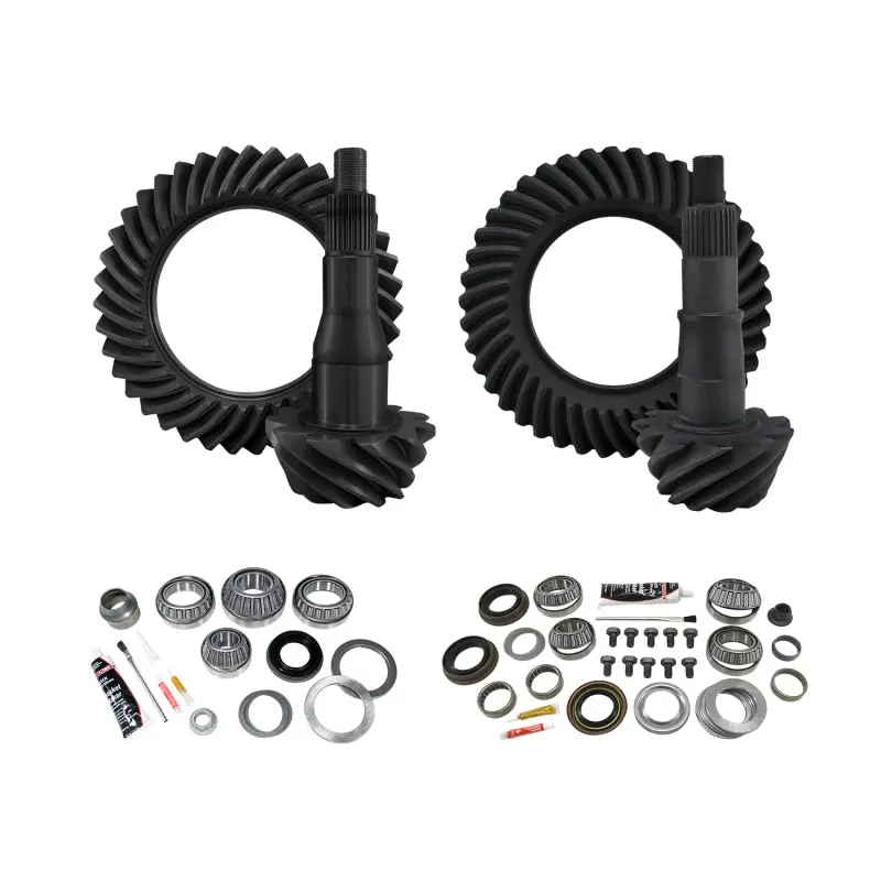Yukon Gear & Install Kit – Front And Rear Axle Package With 4.56 Gear Ratio For 2011–2019 Ford F-150 9.75" Axles 1