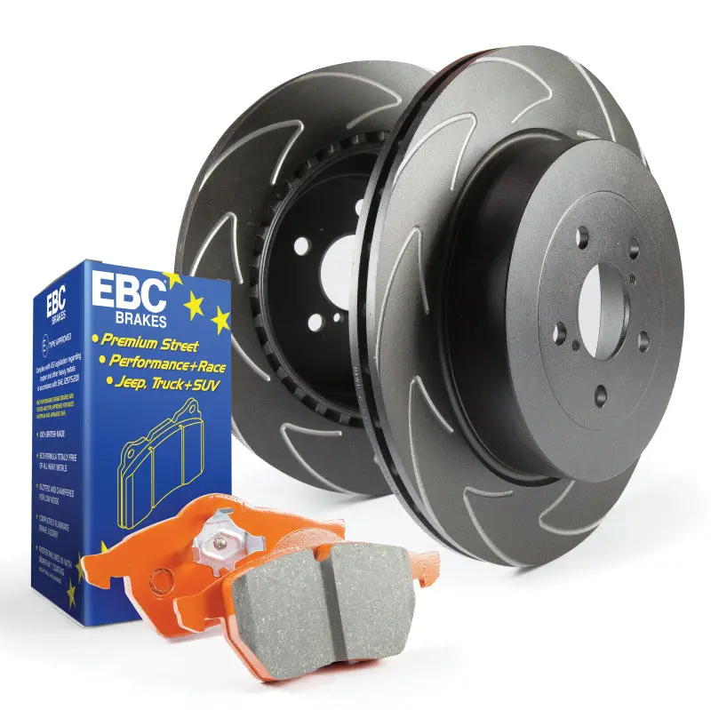 Ebc S7 Brake Kit – Orangestuff Ceramic Pads Paired With Bsd Drilled & Slotted Rotors 1