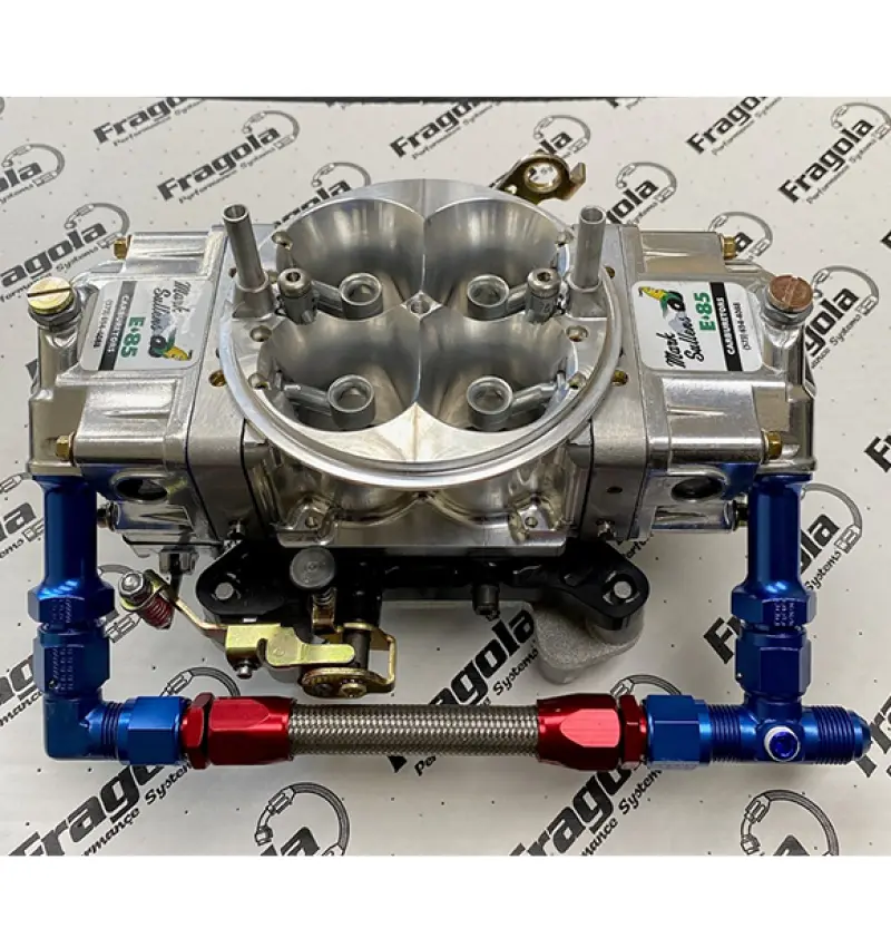 Fragola 7/8-20 Dual Inlet 4150 -6An Fuel Line Kit 1
