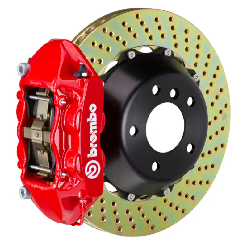 Brembo Gt Rear Big Brake Kit – Drilled Two-Piece Rotors (380X28Mm), 4-Piston Calipers, For 2006–2010 Bmw M5 (E60)/M6 (E63/E64) 1