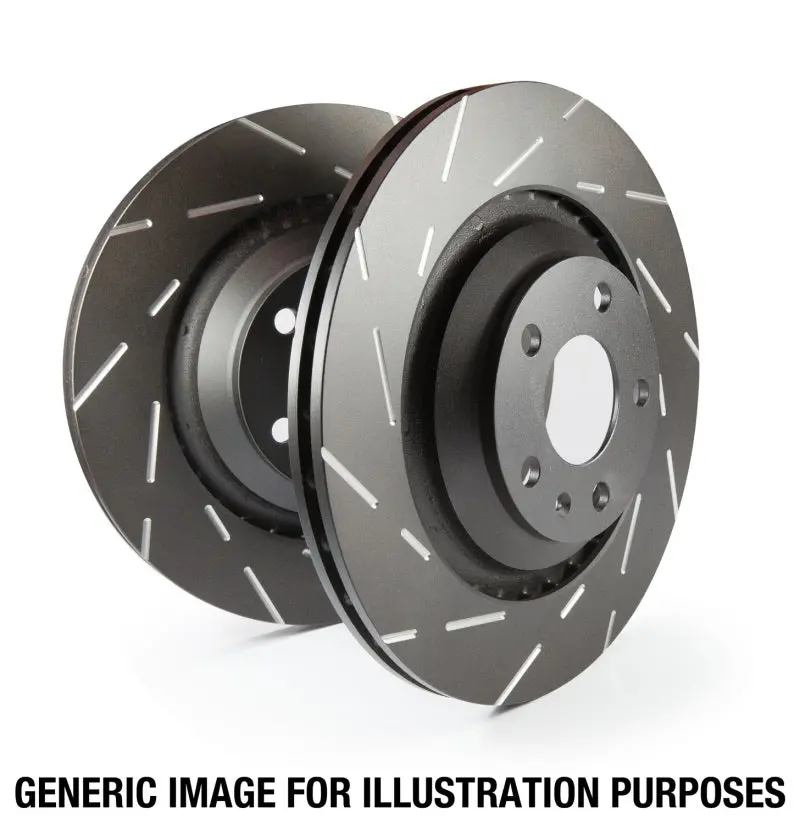Ebc Blackdash Sport Slotted Rear Brake Rotors For 2015–2018 Subaru Wrx (Usr Fitment) 1