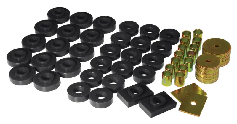 Prothane 55-57 Chevy Full 2Dr Hardtop Body Mount - Black 1