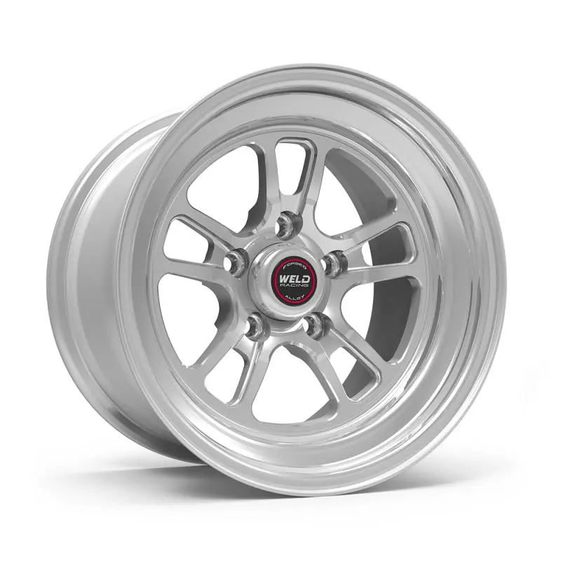 Weld S70 Rt-S Polished Alloy Wheel — 15X14", 5X114.3, 4.5" Backspace 1