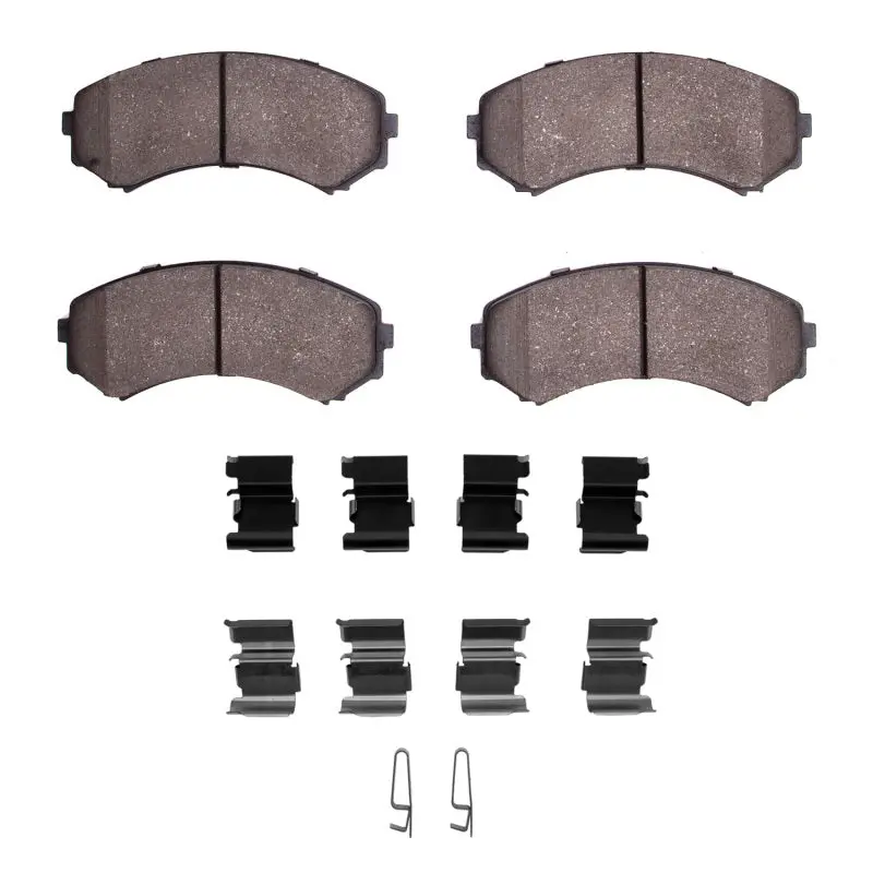 R1 Front Brake Pad & Hardware Kit (Optimum Oe Grade) For 2000–2011 Honda Passport 1