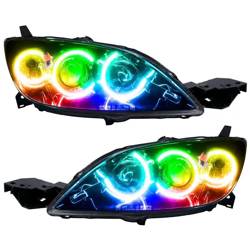 Oracle 04-09 Mazda 3 Smd Hl - 4Dr - Halogen Style - Colorshift See Warranty 2