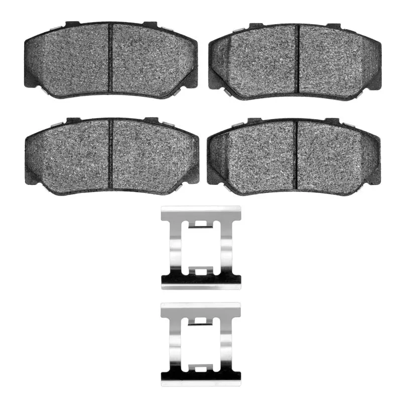 R1 Optimum Oe Front Brake Pad & Hardware Kit For 1982–1987 Volvo 740 1