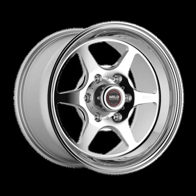 Weld S76 Polished Aluminum Wheel – 17X6", 5X4.75", 3.5" Backspace, Low-Pad Finish (Non-Beadlock) 1