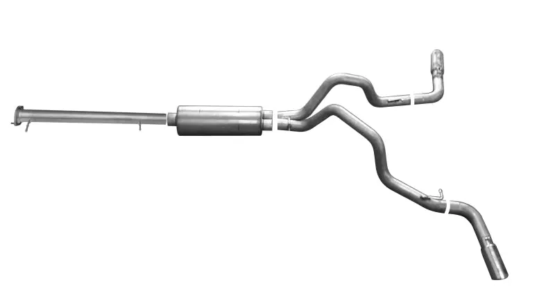 Gibson Extreme Dual Cat-Back Exhaust For 2015–2019 Gmc Sierra 2500 Hd Base (6.0L) – 3" Stainless Steel 1