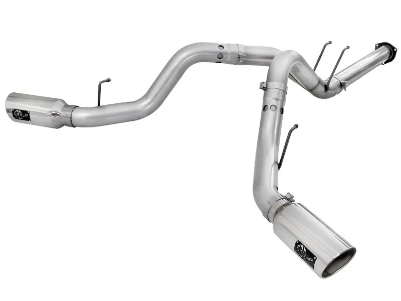 Afe Atlas 4-Inch Dpf-Back Exhaust System For 2011–2014 Ford 6.7L Power Stroke Diesel Trucks – Aluminized Steel With Polished Tip 1