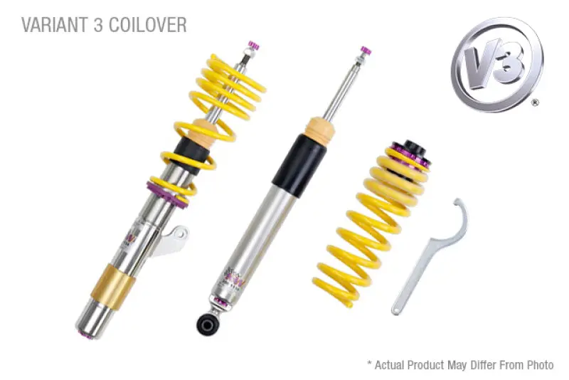 Kw Coilover Kit V3 Porsche Cayenne (9Pa) Incl. Cayenne S W/ Pasm (Must Deactivate Pasm) 1